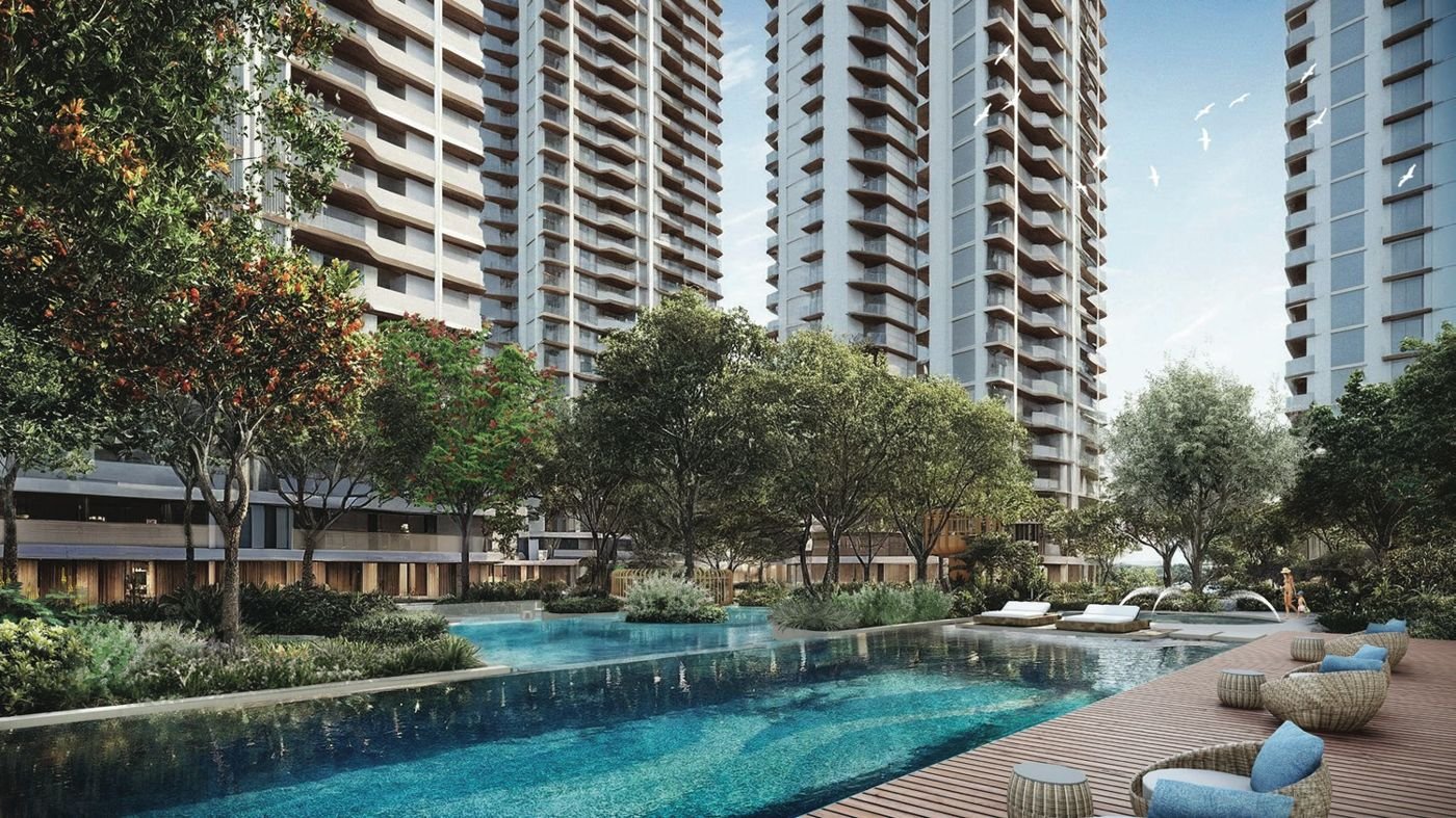 Lap pool, artistic impression