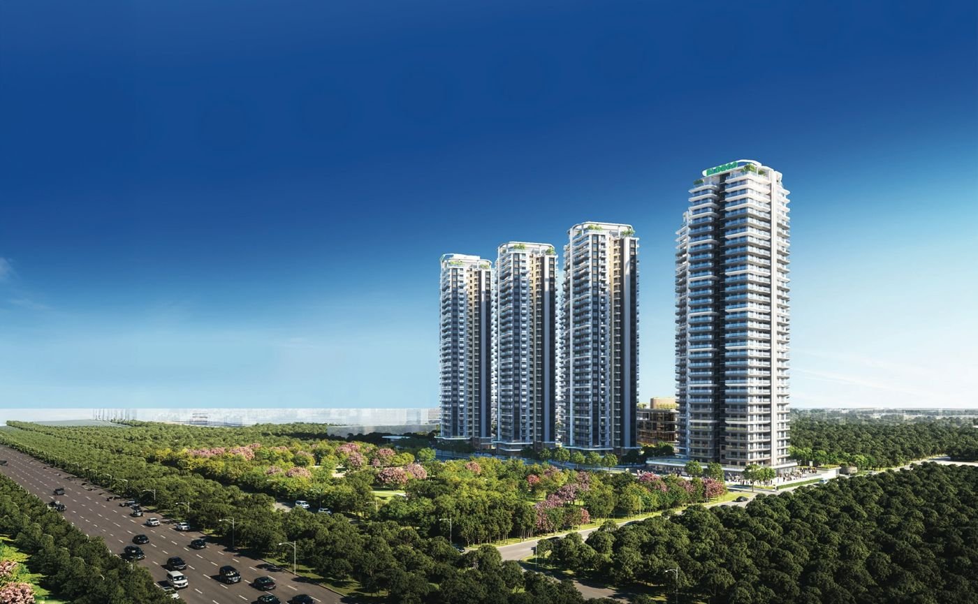Eldeco 7 Peaks Residences towers, artistic impression